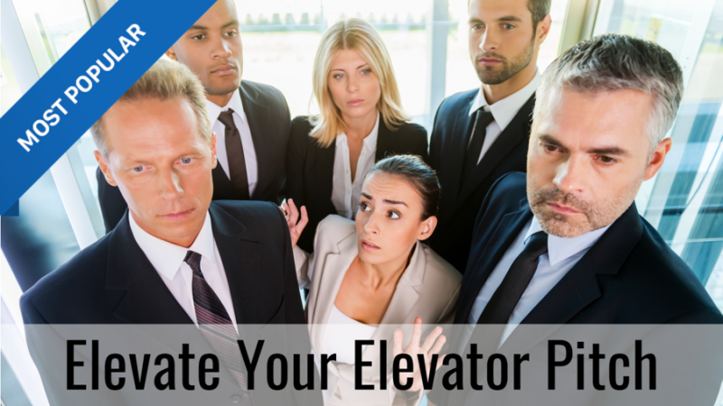 elevate your elevator pitch